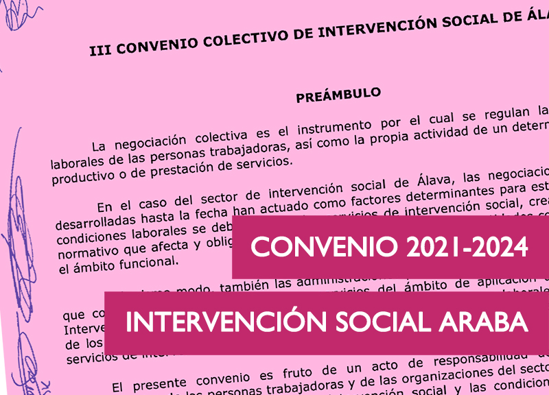 III Convenio de Intervención Social de Álava